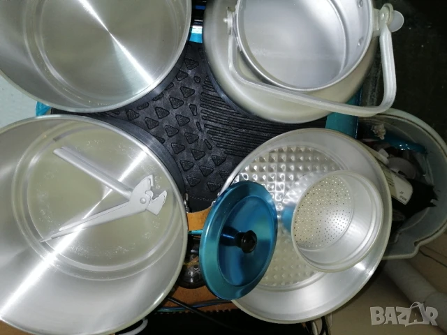 Комплект съдове за къмпинг, снимка 10 - Газови котлони - 50528968