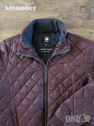 G-Star Raw Meefic Quilted Jacket - страхотно мъжко яке КАТО НОВО ХЛ, снимка 3 - Якета - 43450208