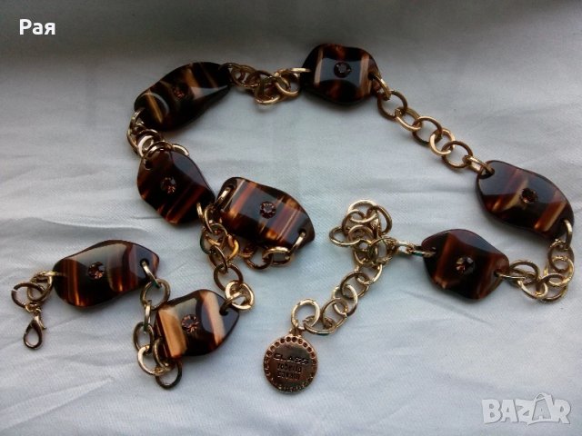 Колан тип бижу Roberto Cavalli class, снимка 5 - Колани - 50751387