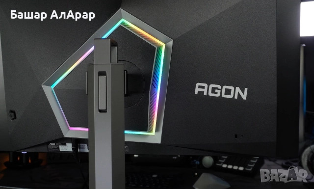 монитор олед AOC Agon PRO AG276QZD2 Като Нов, снимка 6 - Монитори - 52863533