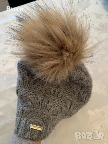 Шапка с пух seeberger оригинална, снимка 2 - Шапки - 39642019