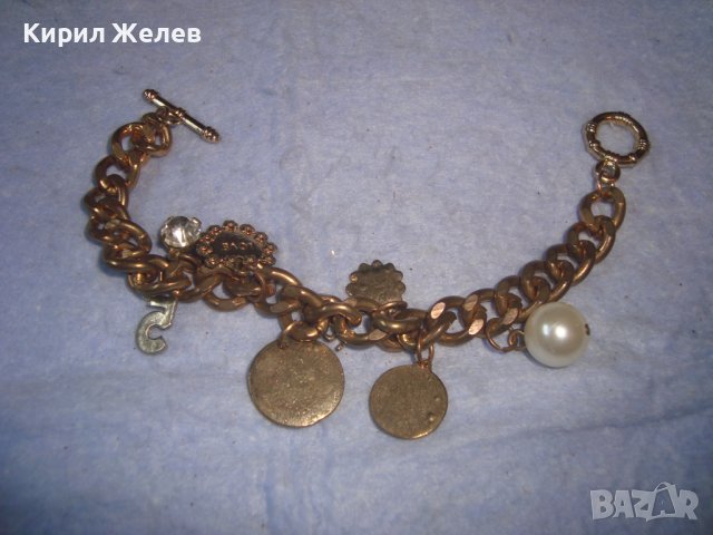 ПОЗЛАТЕНА АРТ ГРИВНА с МНОГО АРТ ВИСУЛКИ 28012, снимка 3 - Гривни - 37075873