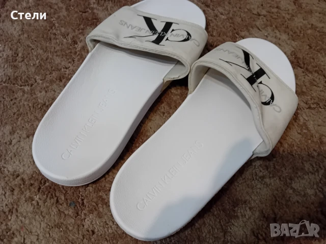 Calvin Klein Jeans-чехли 44-45 номер, снимка 4 - Мъжки чехли - 51409638