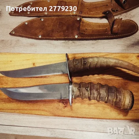 Ловни ножове с рог от Антилопа много остри от колекция , снимка 16 - Други ценни предмети - 49909066