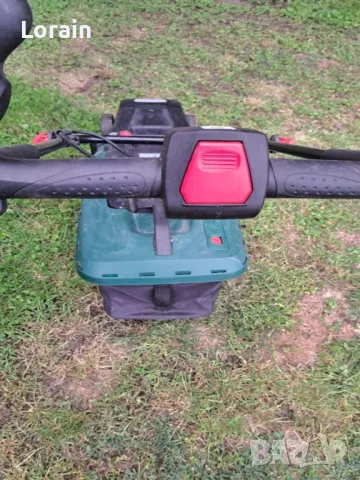 Оригинална косачка "БОШ" с кош, снимка 3 - Градинска техника - 49396538