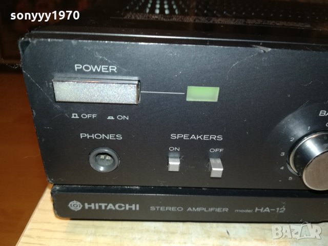 HITACHI HA-12 STEREO AMPLIFIER-MADE IN JAPAN 2112211036, снимка 9 - Ресийвъри, усилватели, смесителни пултове - 35206182
