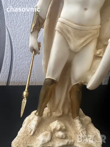 Статуетка Леонид Спарта 300 от алабастър – символ на храбростта / фигура , снимка 8 - Колекции - 49976130