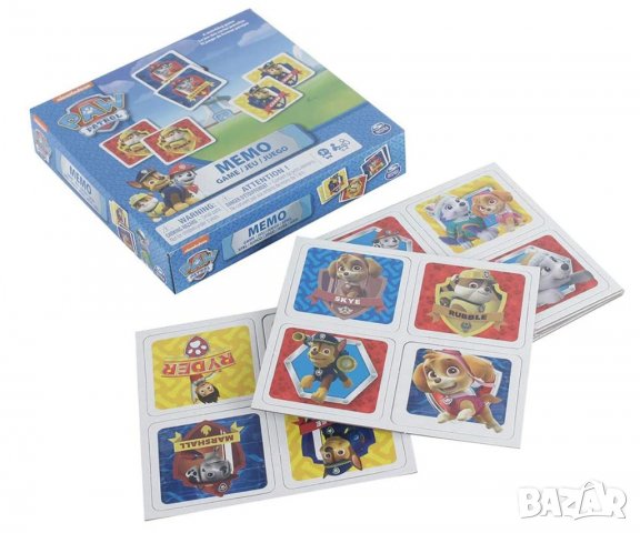 Пес Патрул - Мемори, 48 карти, снимка 2 - Игри и пъзели - 39062327