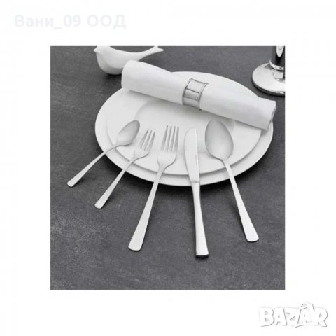 Луксозен комплект прибори за хранене от неръждаема стомана, снимка 3 - Прибори за хранене, готвене и сервиране - 38104613