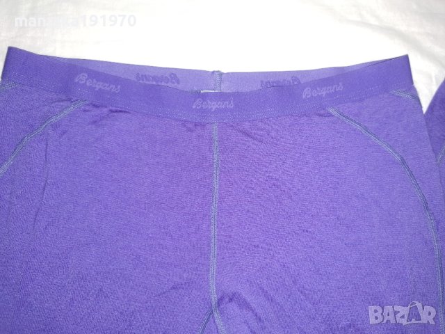 Bergans of Norway Fjellrapp Lady Tights (L) мерино дамски термо клин 100% Merino wool , снимка 2 - Спортни екипи - 43158902