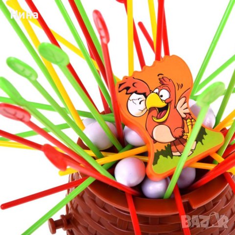 Настолна игра с кокошка и яйца, снимка 4 - Игри и пъзели - 43370169