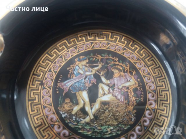 Пепелник 24к злато!, снимка 4 - Антикварни и старинни предмети - 39852922