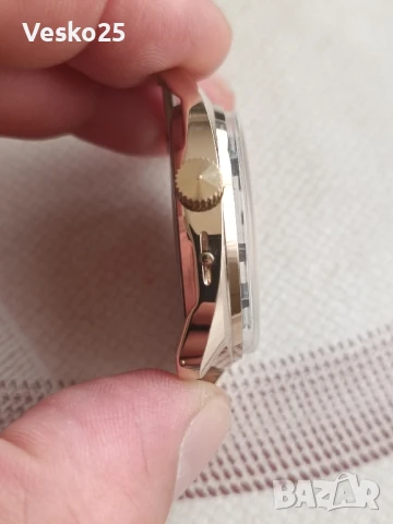 Часовник Слава/Slava механичен позлата, снимка 6 - Мъжки - 51386193