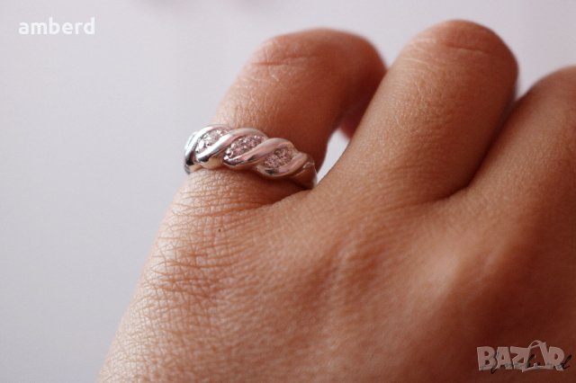 Красив сребърен пръстен - модел R032, снимка 1 - Пръстени - 37867698