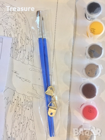 Комплект за рисуване по номера 20x30cm, снимка 4 - Картини - 39080995