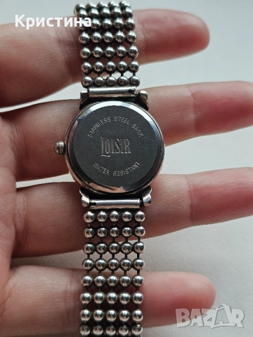 Сребърен часовник на Loisir by Oxette , снимка 4 - Дамски - 51962264