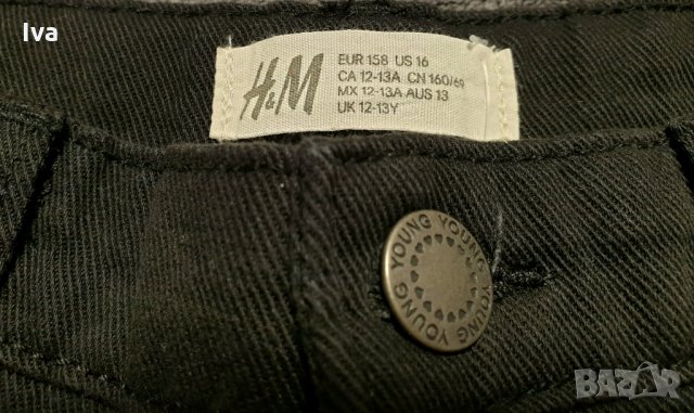 Къси дънки H&M, нови с етикет, снимка 3 - Дънки - 33459612