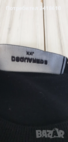 DSQUARED2 ICON  Wool Knit Mens Size XL/2XL  ОРИГИНАЛ! Мъжки Вълнeн тънък Пуловер!, снимка 16 - Пуловери - 52028485