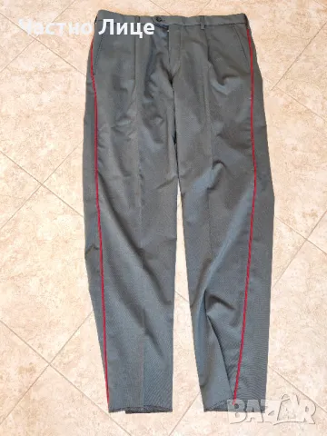 Български Военен Панталон с Червени Кантове- Нов