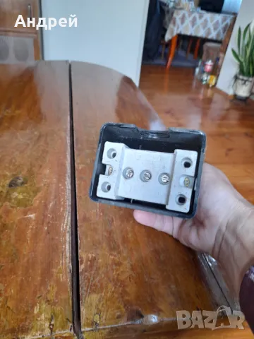 Стар щепсел и контакт 25А, снимка 3 - Други ценни предмети - 49212659