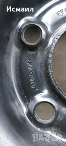 Железна джанта за Опел 16ц, снимка 2 - Гуми и джанти - 48479788