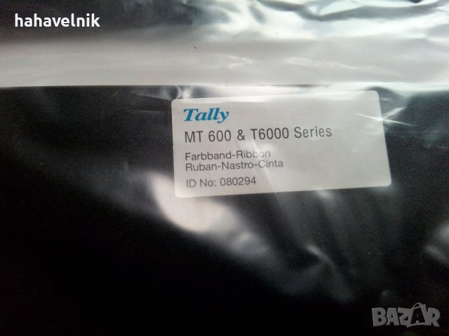 Оригинална лента за TALLY MT 600 / T6000, снимка 1 - Консумативи за принтери - 43971768