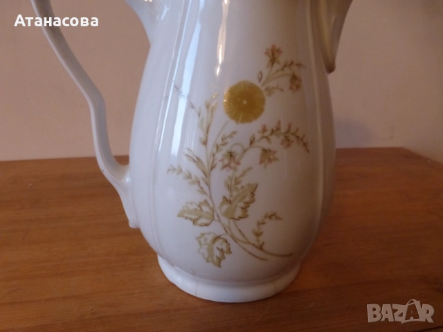 Кана български порцелан Коста Йорданов Видин 1960 г 4, снимка 3 - Аксесоари за кухня - 52589530