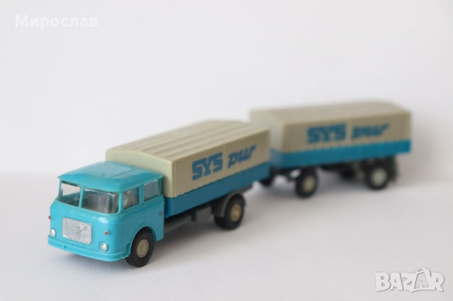 PERMOT PREFO H0 1/87 SKODA MADARA ШКОДА МАДАРА КОЛИЧКА КАМИОН МОДЕЛ, снимка 2 - Колекции - 52948140