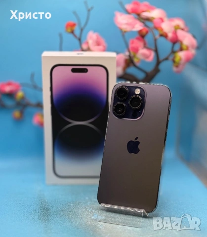 Apple iPhone 14 Pro, 128GB, 6GB RAM, 5G, Deep Purple  , снимка 3 - Apple iPhone - 53227029