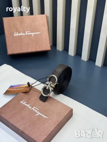 Salvatore Ferragamo естествена кожа колани , снимка 10 - Колани - 49509724