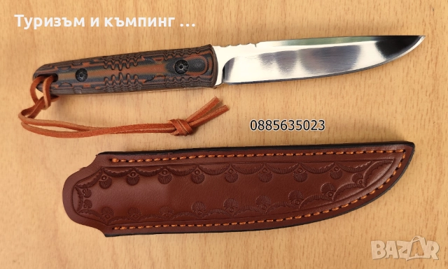 Малък ловен нож / ръчна изработка /, снимка 2 - Ножове - 52189401