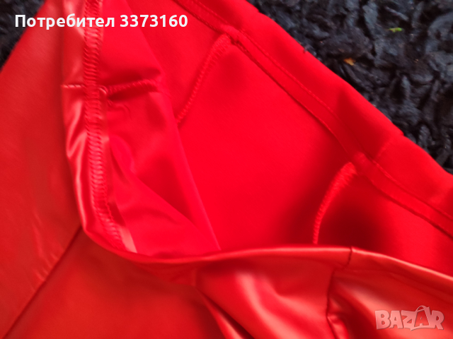 Червена стилна рокля, снимка 5 - Рокли - 44924743