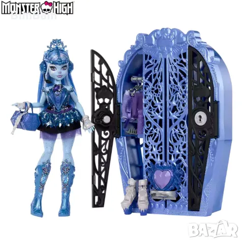 Оригинална кукла Monster High® Abbey Bominable с гардероб Skulltimate Secrets™, снимка 2 - Кукли - 48766689