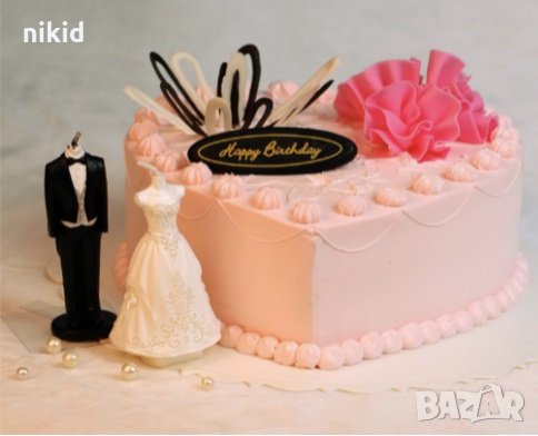 3D 2 части мъж мъжки костюм абитуриент младоженец бал сватба гипс свещ, снимка 2 - Форми - 33099399