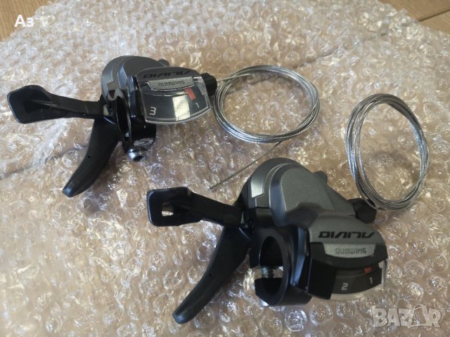 КОМАНДА ЛЯВА SHIMANO SL-M4000/4010 ALIVIO 2S/3S, снимка 2 - Части за велосипеди - 35543361