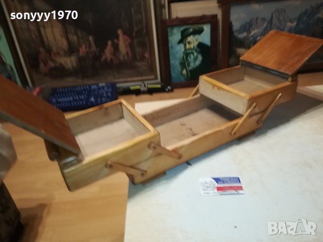 ДЪРВЕНА КУТИЯ ОТ ШВЕЦИЯ 2312231737LNWC, снимка 5 - Антикварни и старинни предмети - 43526597