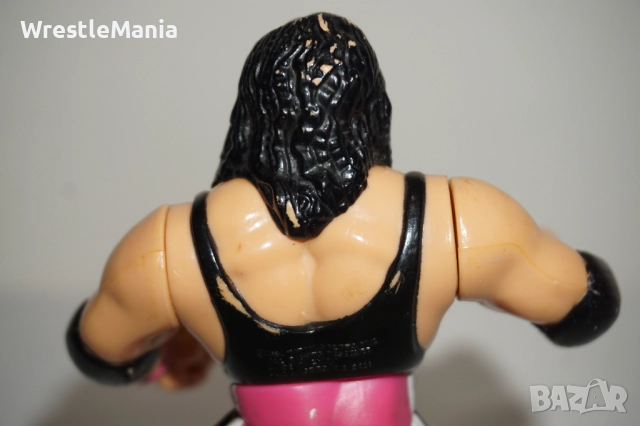 Рядка Оригинална Колекционерска Фигура На Bret Hart от 1991г Titan Sports INC FOR HASBRO INC, снимка 11 - Колекции - 51854895