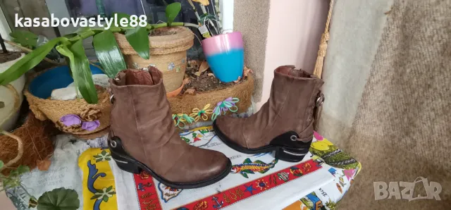 Боти  A. S. 98 Естествена кожа 38н., снимка 11 - Дамски боти - 48024101