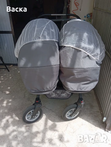 Количка за близнаци Micado 3 в 1, снимка 3 - Детски колички - 50836081