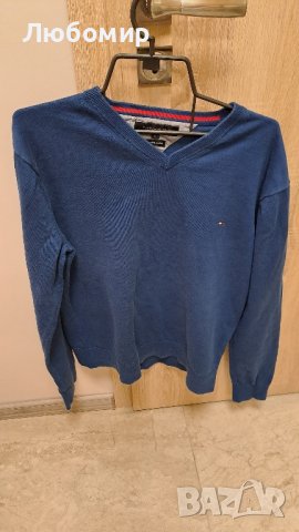 Пуловер мъжки Tommy Hilfinger XL, снимка 4 - Спортни дрехи, екипи - 43527144