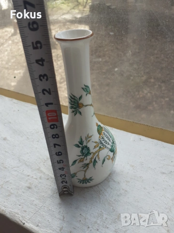 Порцеланова вазичка Staffordshire England порцелан, снимка 7 - Антикварни и старинни предмети - 53436199