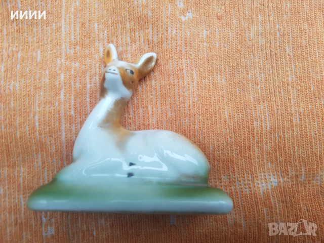 Порцеланова статуетка фигурка сърна Изида, снимка 3 - Антикварни и старинни предмети - 53432109