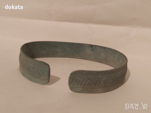 Стара бакърена гривна за кръвно от соца., снимка 5 - Други ценни предмети - 39260935