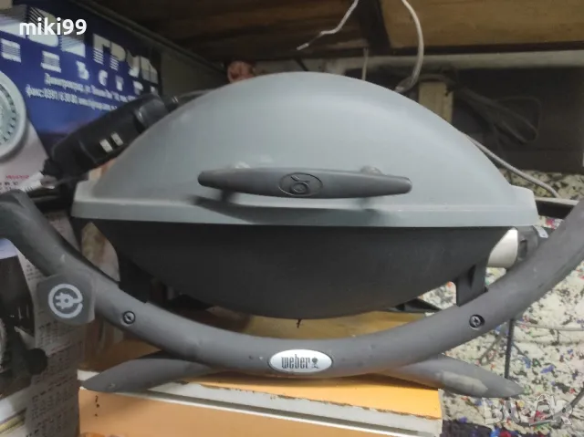 Електрическо барбекю weber Q2400, снимка 3 - Други машини и части - 49528703