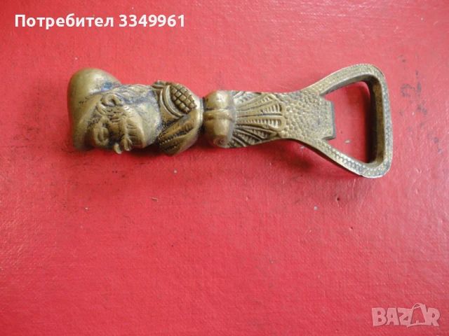 Старинна бронзова отварачка пластика , снимка 7 - Антикварни и старинни предмети - 51305782