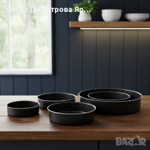 Алуминиева мраморна тава – чисто отделяне и безупречни печива всеки път, снимка 2 - Съдове за готвене - 52529857