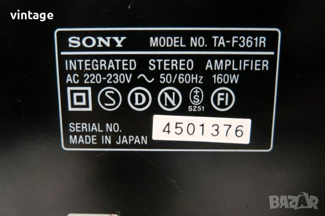 Sony TA-F361R, снимка 8 - Ресийвъри, усилватели, смесителни пултове - 43911029