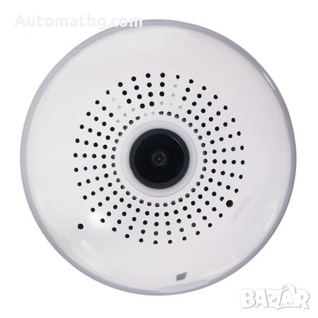 Панорамна IP камера Automat, тип крушка за наблюдение, Безжична камера , Panoramic Camera I, снимка 11 - HD камери - 27346088