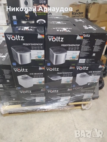 Ледогенератор Oliver Voltz OV51447B, 100W~120W, 12кг./24ч., 1.3л., Бял, снимка 2 - Други - 50455160