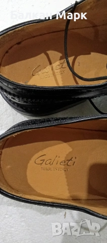 Мъжки обувки Galieti – естествена кожа, Made in Italy, снимка 5 - Официални обувки - 53428008